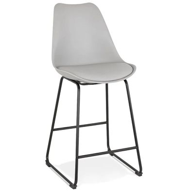 Kokoon Design Barhocker Paul Mini Metall Grau Grau