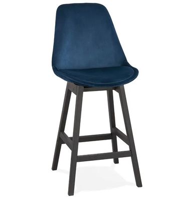 Kokoon Design Barhocker Basil Mini Blau und Schwarz Tiefschwarz Blau