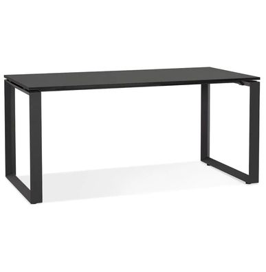 Kokoon Design Schreibtisch Abak Holz Schwarz 160 cm Tiefschwarz Schw