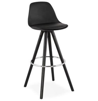 Kokoon Design Barhocker Supro Kunstleder Schwarz