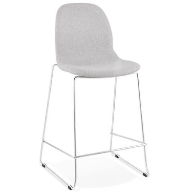 Kokoon Design Barhocker Pablo Mini Metall Hellgrau Hellgrau