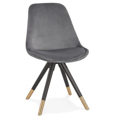 Kokoon Design Stuhl Mikado Holz Grau Grau