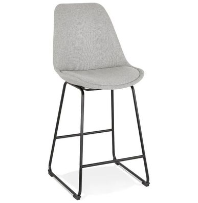 Kokoon Design Barhocker Broza Mini Metall Grau Grau