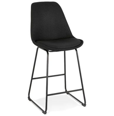 Kokoon Design Barhocker Broza Mini Metall Schwarz Schwarz