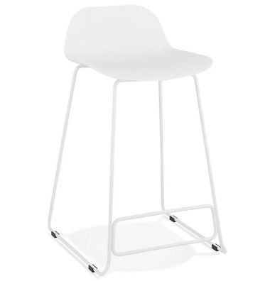 Kokoon Design Barhocker Slade Mini Weiß Weiß Reinweiß