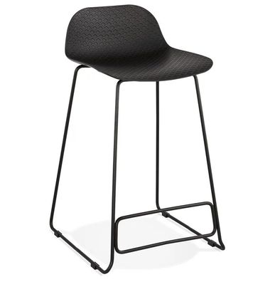 Kokoon Design Barhocker Slade Mini Schwarz Tiefschwarz Schwarz