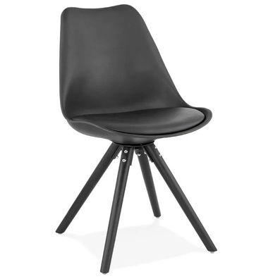 Kokoon Design Stuhl Momo Holz Schwarz Schwarz