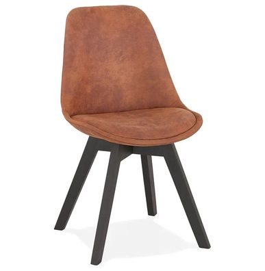 Kokoon Design Stuhl Some Braun und Schwarz Tiefschwarz Braun