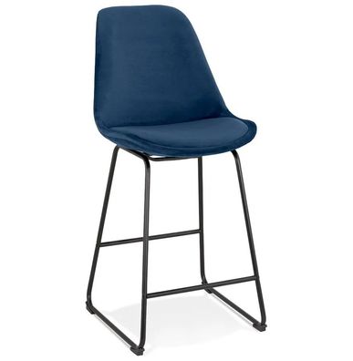 Kokoon Design Barhocker Yaya Mini Metall Blau Blau