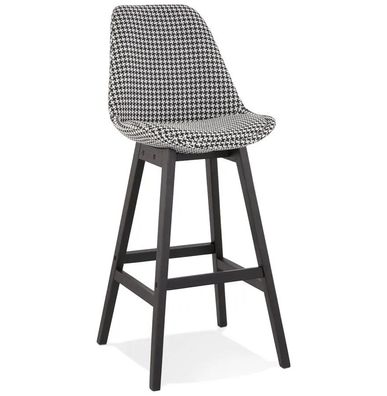 Kokoon Design Barhocker Basil Holz Bunt Mehrfarbig Tiefschwarz