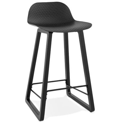 Kokoon Design Barhocker Miky Mini Schwarz Schwarz