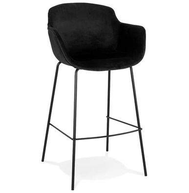 Kokoon Design Barhocker Fidel Metall Schwarz Schwarz