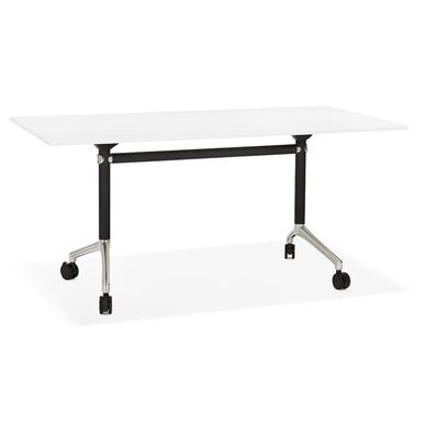 Kokoon Design Schreibtisch Helpe Holz Weiß 160 cm Weiß 160 x 80 cm