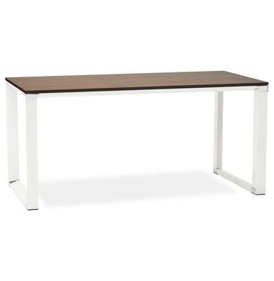 Kokoon Design Schreibtisch Warner Holz Wallnuss / Weiß 160x75x80 cm