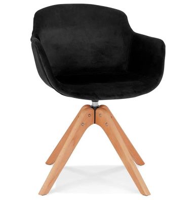 Kokoon Design Sessel Marnie Holz Schwarz Schwarz