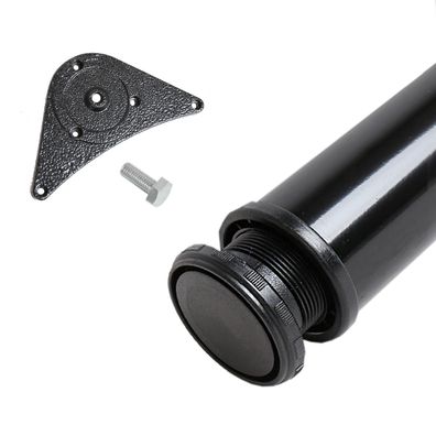 Höhenverstellbares Tischbein 820mm Höhe ø 60mm Tischfuss Möbelbein aus Stahl