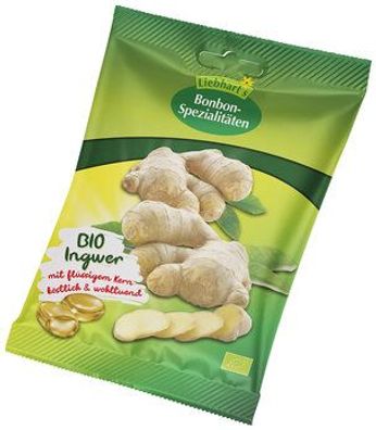 Liebhart´s Gesundkost Bio-Bonbon Ingwer 100g