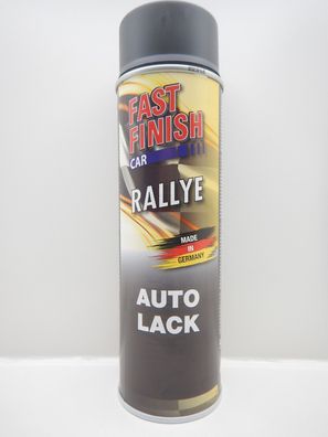 FAST FINISH CAR RALLYE Schwarz MATT Autolack LACK KFZ Lackspray 500ml