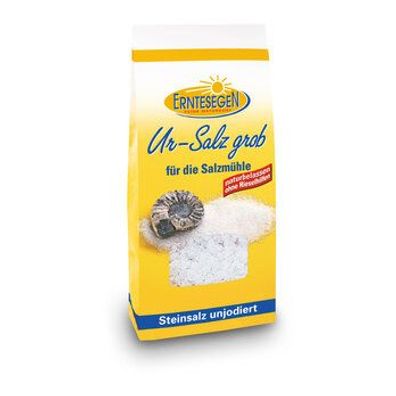 Erntesegen 3x Ur-Salz grob -für die Salzmühle- 300g