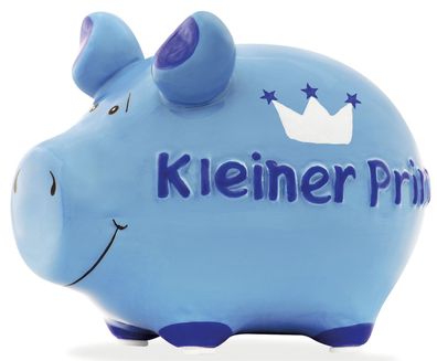 KCG 101190 Spardose Schwein "Kleiner Prinz" - Keramik, klein