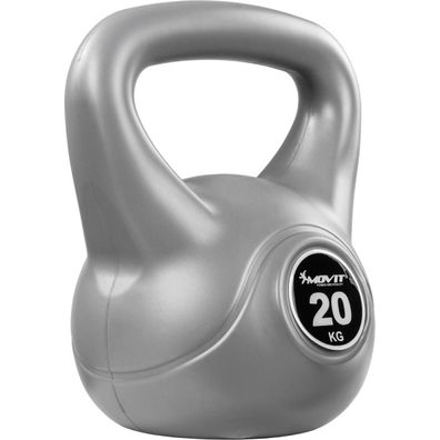 Movit® 20 kg Kettlebell Kugelhantel grau