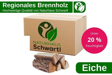 Brennholz Eiche Eichenholz Kaminholz Feuerholz Trocken Ofenfertig 25cm