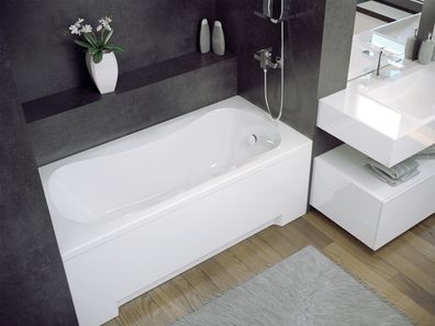 Badewanne Rechteck Acryl ARIA 170x70 AcrylSchürze | Ablauf & Füße GRATIS !