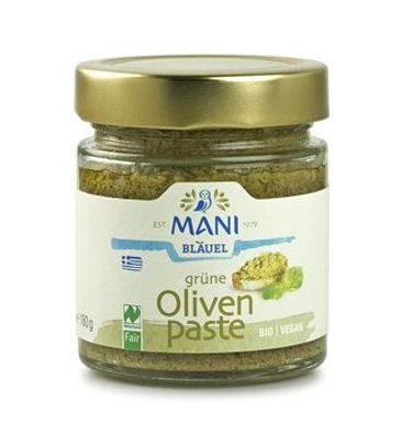 MANI® MANI Grüne Olivenpaste, bio, NL Fair 180g