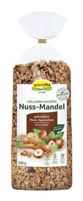 granoVita 3x Vollkorn-Knusper Nuss-Mandel 500g