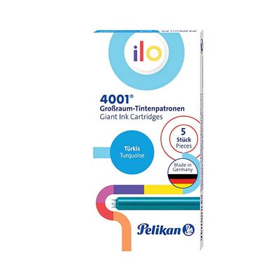 Pelikan Tintenpatrone 4001 Großraum ilo GTP/5 türkis