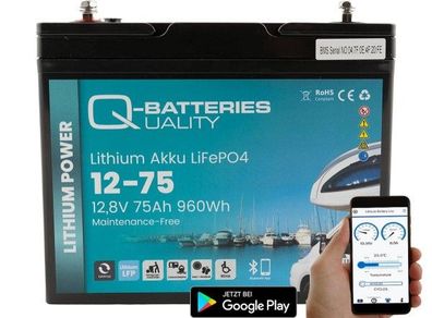 Q-Batteries Lithium Akku 12,8V 150Ah + Victron Orion-Tr 12/12-18A DC/DC