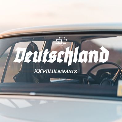 Auto Aufkleber "Deutschland 28.3.2019" Rammstein Till Lindemann #0231