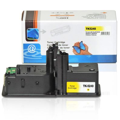 Kompatibel Kyocera TK-5240 Y Yellow Gelb Toner Patrone für 3.000 Seiten von D&C