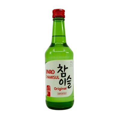 JINRO Soju Chamisul Original (20.1% Alk.) 350ml Korea