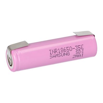 Samsung INR18650-35E 3500mAh 3,7V 18650 Akku mit U Lötfahne