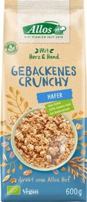 Allos Mit Herz & Hand Gebackenes Crunchy Hafer 600g