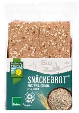 Bohlsener Mühle 3x Snäckebrot Roggen & Quinoa 200g