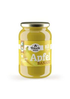 Bauck Mühle 6x Apfel-Bananenmark ungesüßt Bio 360g