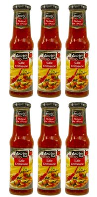 6x Exotic Food Süße Chilisauce 250ml Thailändische Soße z.B. für Frühlingsrollen