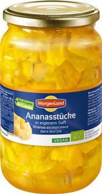 MorgenLand 3x Ananasstücke in eigenem Saft 685g