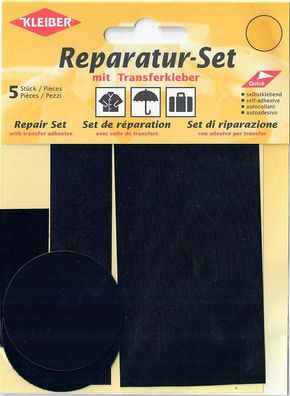 Reparatur-Set Kleiber (5 Stk) schwarz