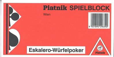 Spielblock Eskalero / Yatzee (VPE=1 Block)