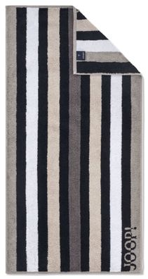 Joop! Handtuch Handtücher 50x100 Stripes Streifen 1690-77 platin