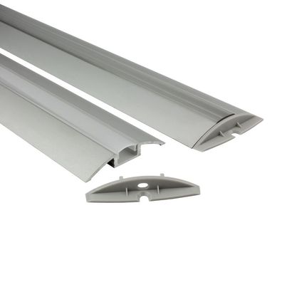 B-Ware - F01 LED Aluprofil Silber Übergangsprofil