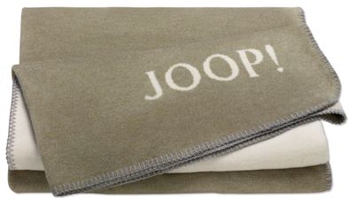 Joop! Wohndecke Kuscheldecke 150x200 cm Melange Doubleface oliv natur 781864