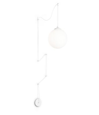 Ideal Lux BOA SP1 Pendelleuchte mit E27 Fassung Struktur Weiß modernes Design