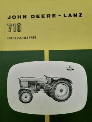 Betriebsanleitung für John Deere LANZ Traktor 710 Schlepper CD-Rom