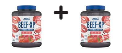 2 x Applied Nutrition Beef-XP (1800g) Strawberry and Raspberry