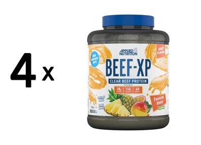 4 x Applied Nutrition Beef-XP (1800g) Tropical Vibes