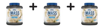 3 x Applied Nutrition Critical Mass Professional (2400g) Vanilla